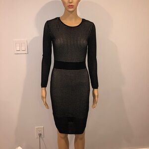 John +Jenn bodycon into the nude cage dress XS